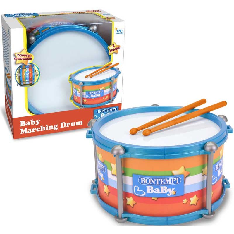 Bontempi Baby Marching Drum With Sticks Age-18 Months & Above