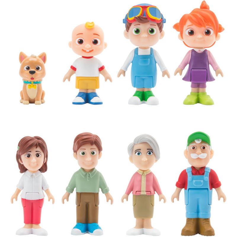 Cocomelon Family Figure 8 Pack Age-3 Years & Above