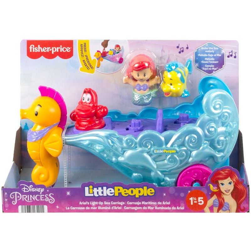 Fisher Price Little Mermaid Ariel Carriage Musical Toys Age-18 Months to 5 Years