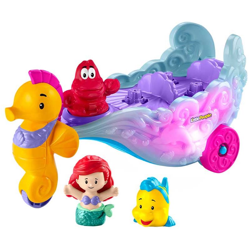 Fisher Price Little Mermaid Ariel Carriage Musical Toys Age-18 Months to 5 Years