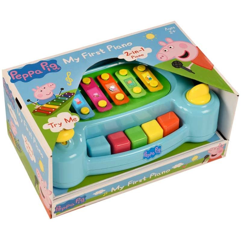 Peppa Pig Toddlers Musical Piano Multicolor Age-18 Months & Above