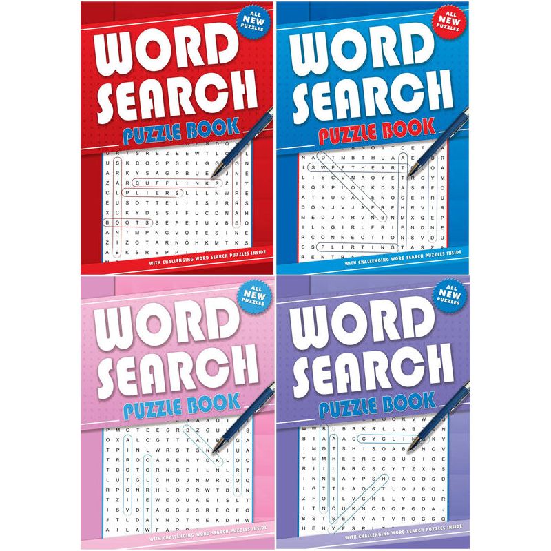 Pibi Wordsearch Books 9-12 Assorted Age-3 Years & Above